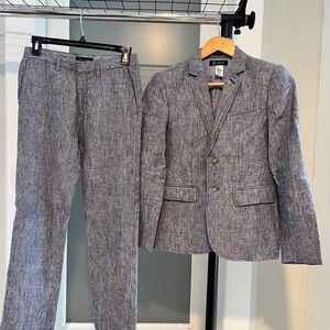 J. Crew Kids Gray Blazer and Pants Set